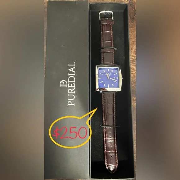 Puredial | Accessories | Puredial Square Legacy Men Watch  display picture 2